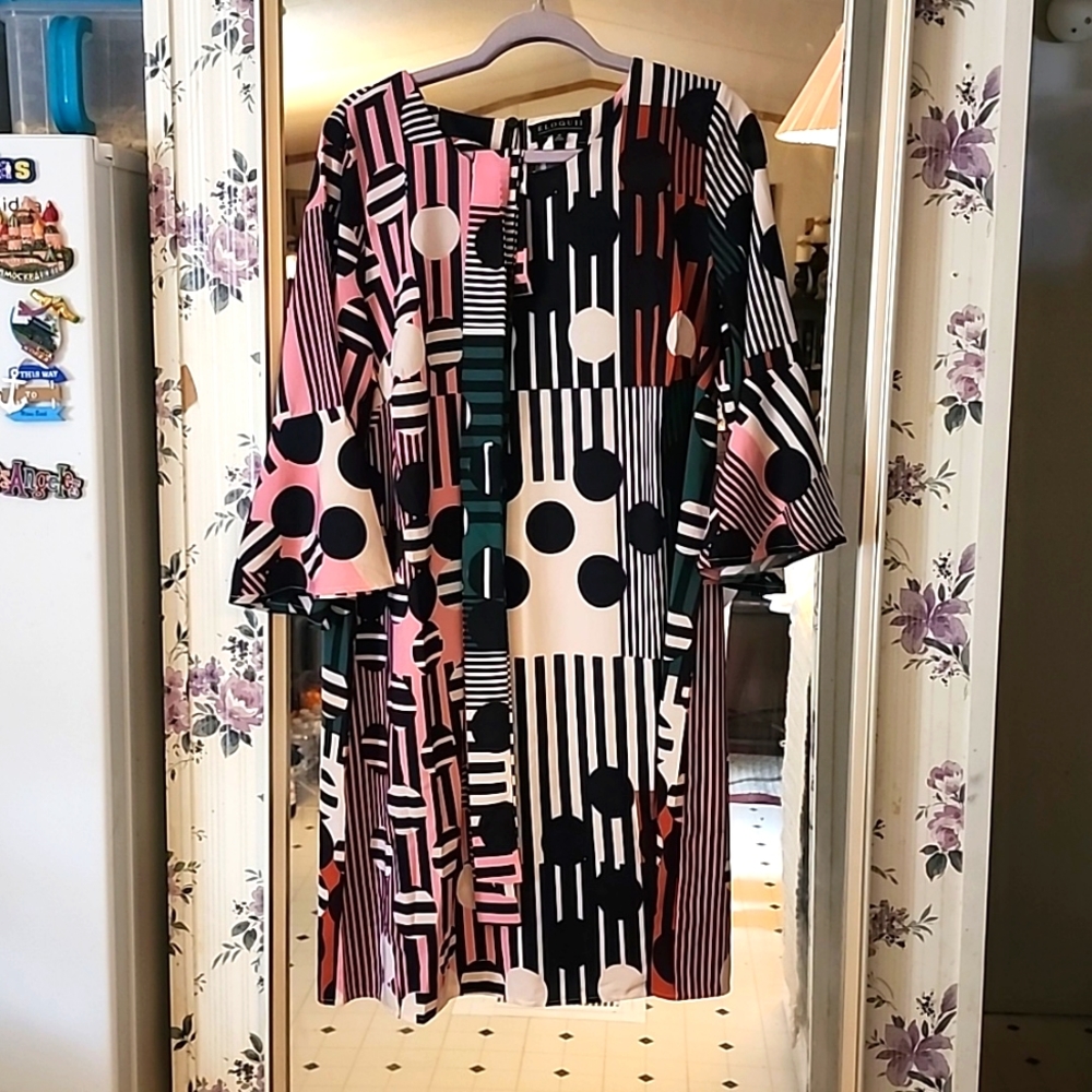 A-Line Dress - MultiColor